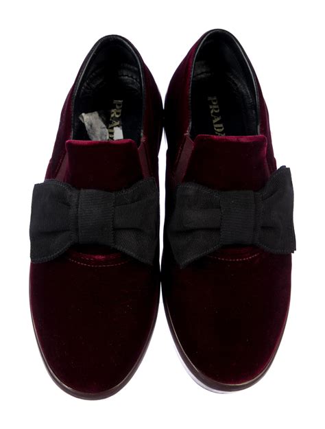 sneakers prada bows|designer prada sneakers.